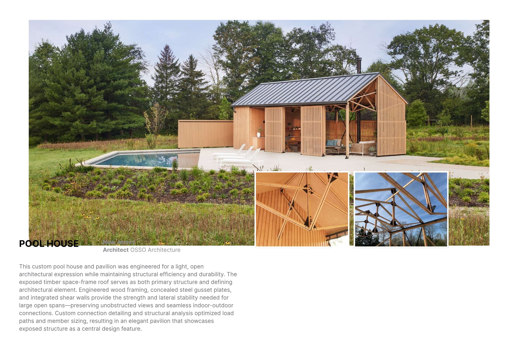 Pool House structural engineering project