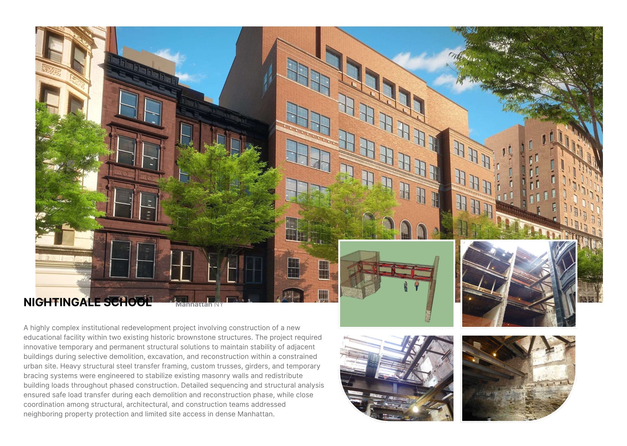 Nightingale School structural engineering project