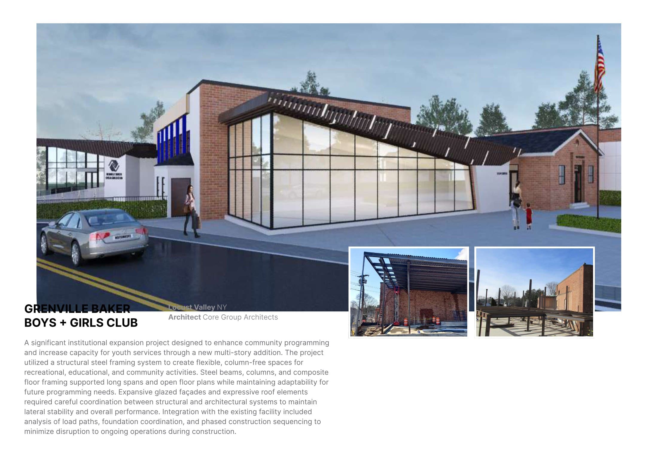 Boys + Girls Club structural engineering project