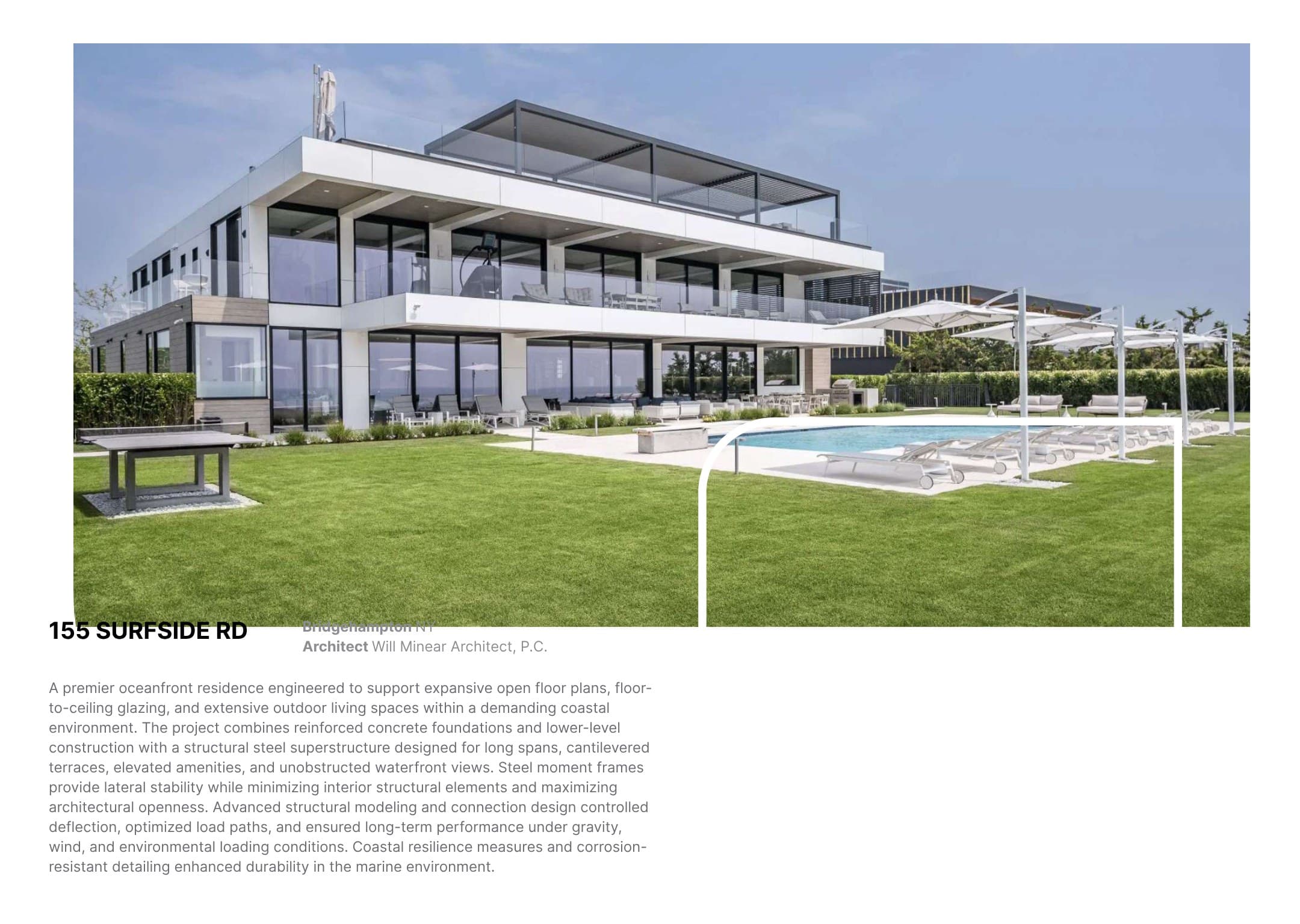 155 Surfside Road structural engineering project