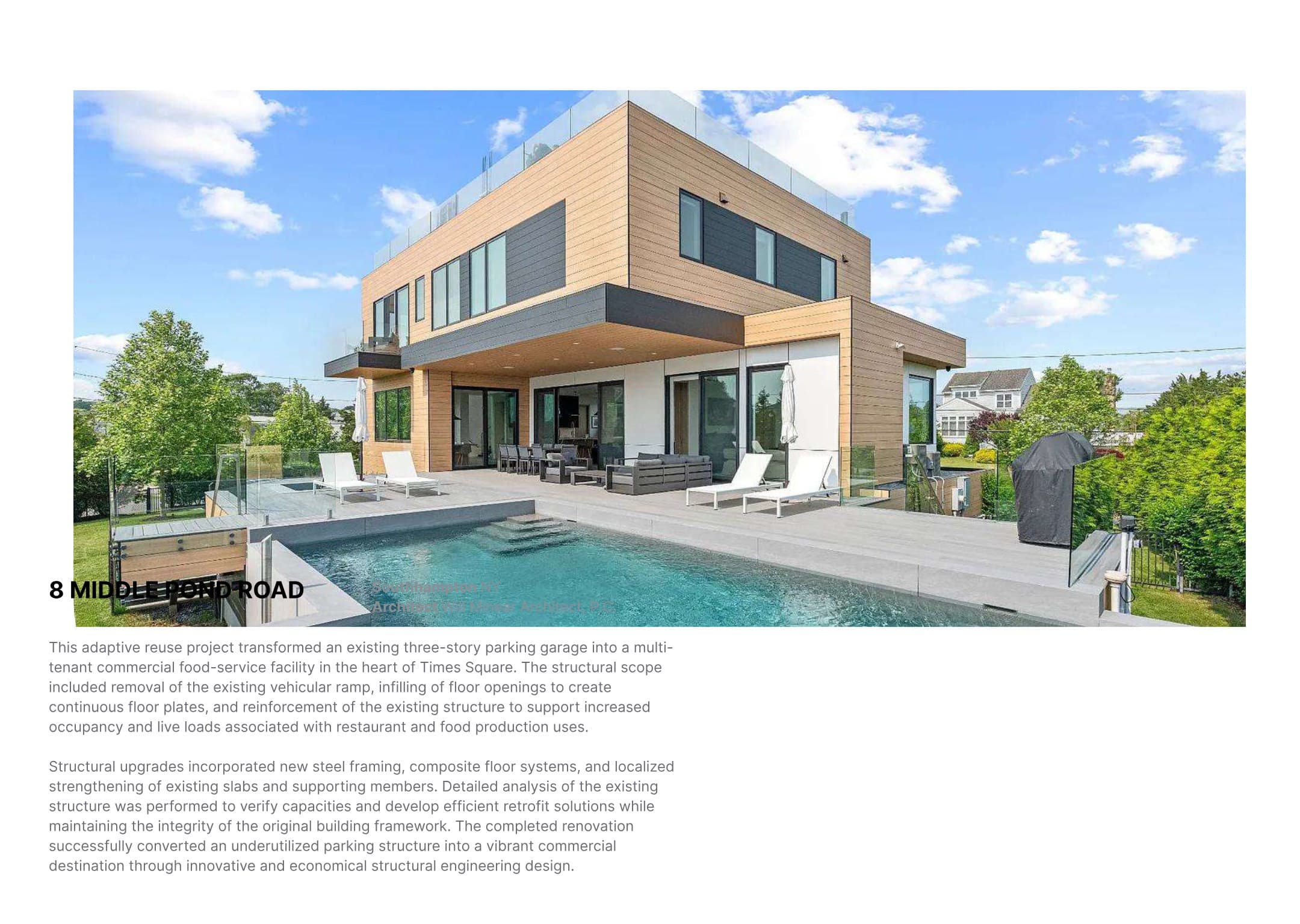 8 Middle Pond Road structural engineering project