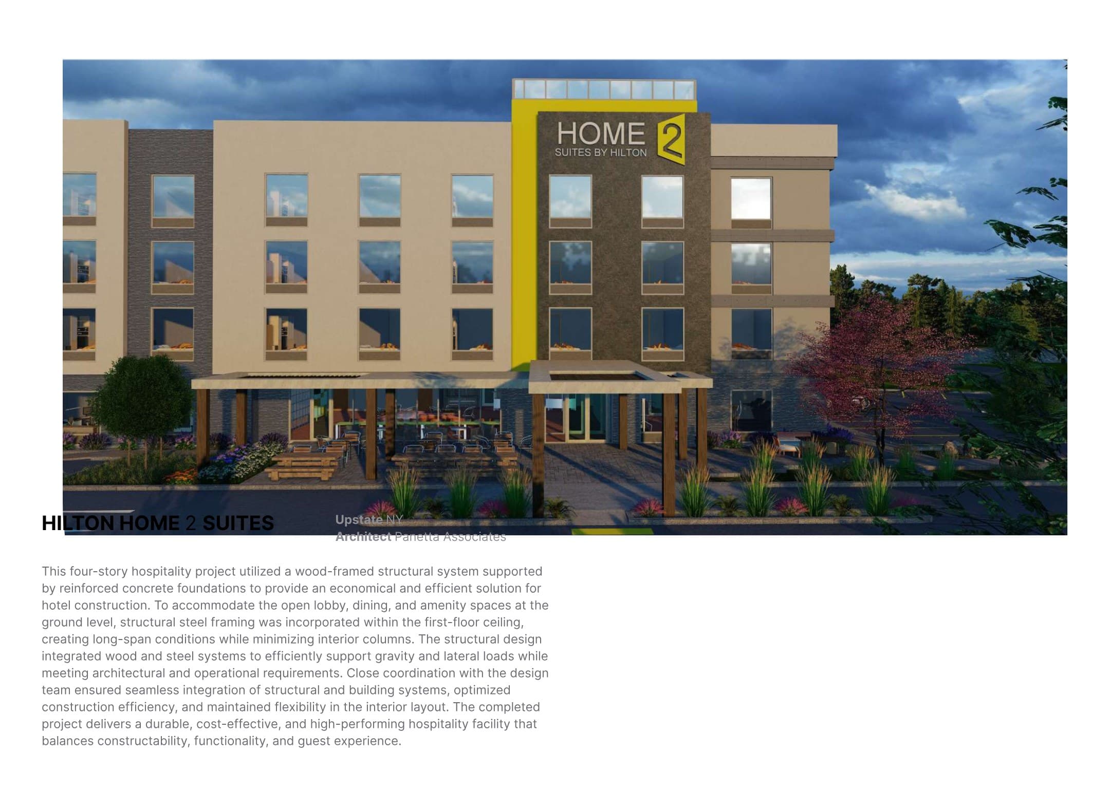 Hilton Home2 Suites structural engineering project