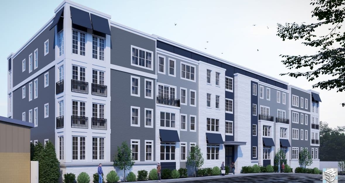 The Cornerstone multifamily development in Westbury, New York, engineered by A.S. Engineering Services