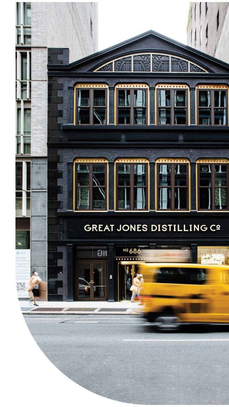 Great Jones Distilling Company adaptive reuse project