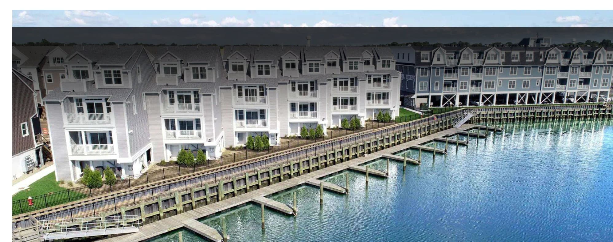 Marina Pointe waterfront multifamily development supported on deep foundations